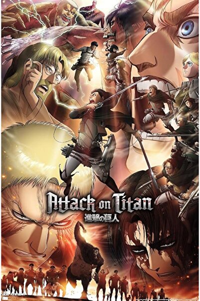 ESSESORIES Attack On Titan: Season Key Art Anime Poster Wall Art Room Decor S...
