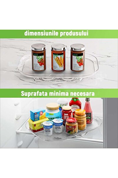 OEM Organizator rotativ tip tava, 40×30 cm, rotatie 360° suprafata antialunec...