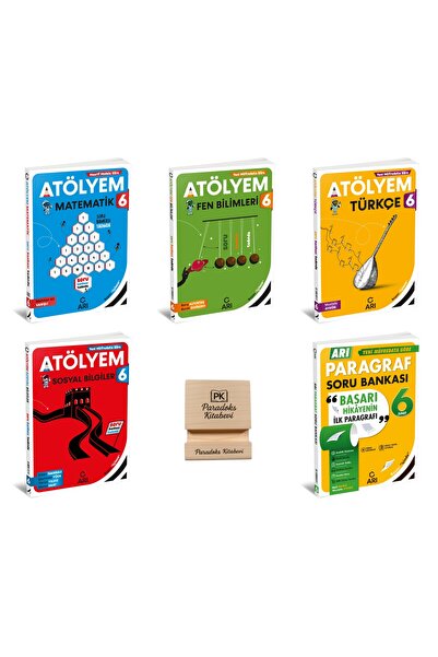Arı Yayıncılık Arı 6. Sınıf Matematik Fen Türkçe Sosyal Atölyem ve Paragraf S...