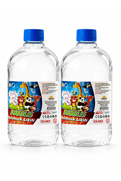 DoruCO 2'li Baloncuk Likiti 500 ml x 2 – Toplam 1000 ml Yedek Baloncuk Sıvısı...
