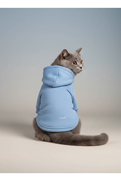 Kapüşonlu Kedi Köpek Kıyafeti Sweatshirt Hoodie Evcil Hayvan Giysisi