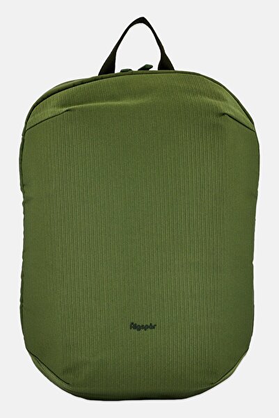 Algspar Men Brand Logo Backpack, Olive