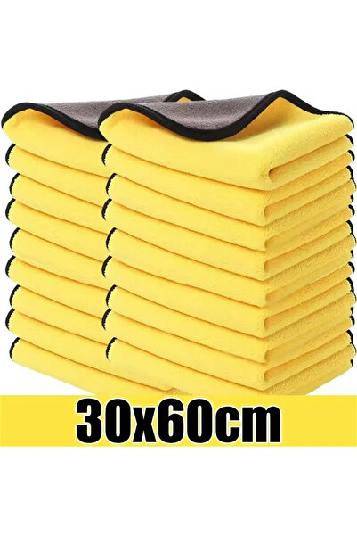 Choice7 3pcs 30x60cm Double Sides Car Microfiber Cloths Super Absorbent Washi...