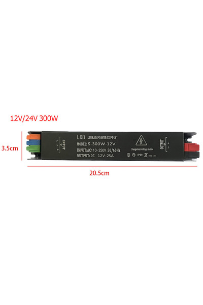 choice2 محول طاقة LED بقوة 12 فولت 300 واط، محولات إضاءة 60 واط 100 واط 200 و...