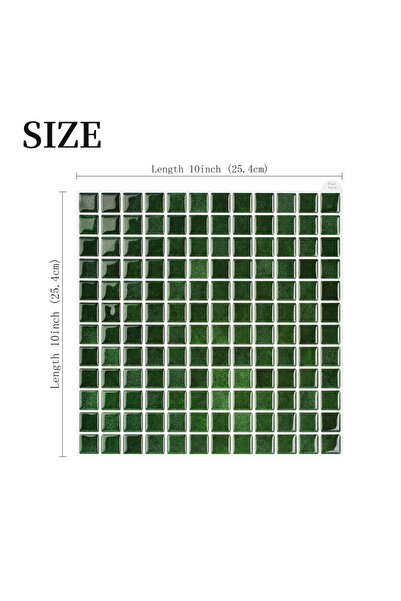 Choice3 10 Sheets T80243 10 sheets Brick Wall Stickers 3d Mosaic Patterned Vi...