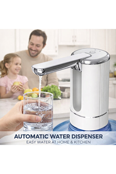 EasyLife USB Rechargeable Automatic Water Dispenser Pump Portable Electric Dr...