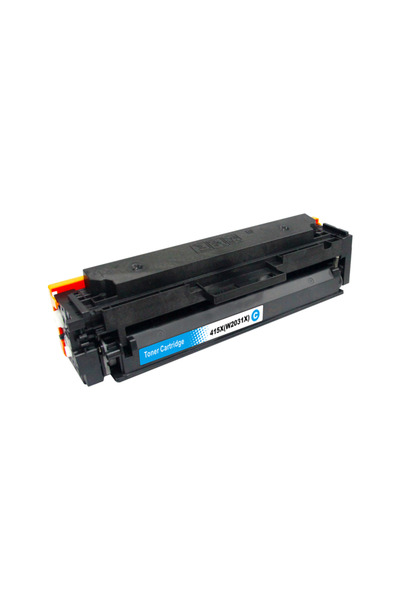 HP Cartus toner compatibil W2031X, HP-415X, CRG-055H, cu cip, cyan, 6000 pagini