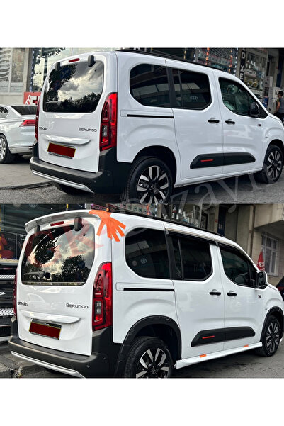 GR-Dizayn RİFTER-COMBO-BERLİNGO-PROACE-DOBLO BEYAZ FİBER SPOİLER A+