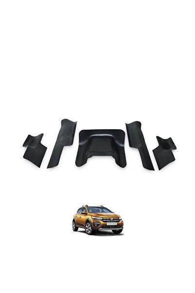 BatmanGarage Dacia Sandero Kapı Orta Bölme Plastik Kaplama Trim Seti 5 parça 2021 ve üzeri