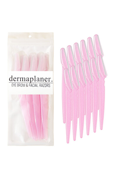 Choice3 Silver glitter 10pcs 5/10/20/30/40pcs Eyebrow Trimmer Face Blade Shav...