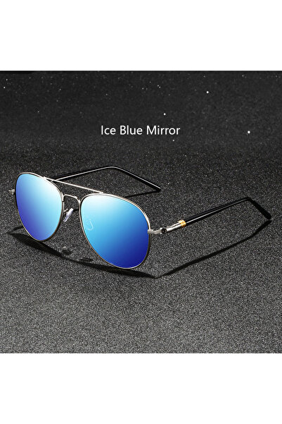 Choice5 IceBlueMirror Vintage Fashion Pilot Metal Frame Sunglasses Men Women ...
