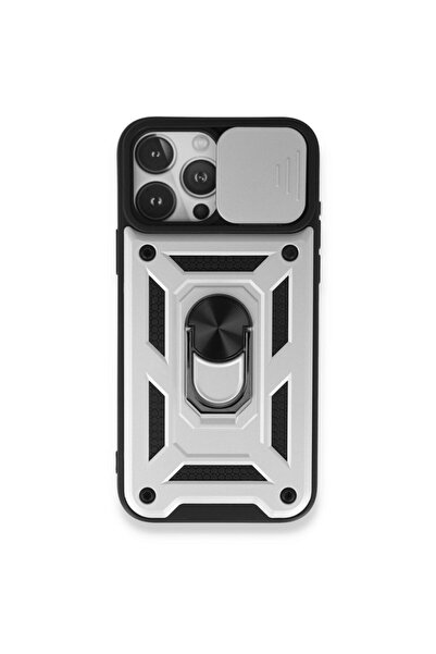 UnDePlus Apple iPhone 15 Pro Max Kılıf Kamera Korumalı Zırh Tank Sürgülü Vega...