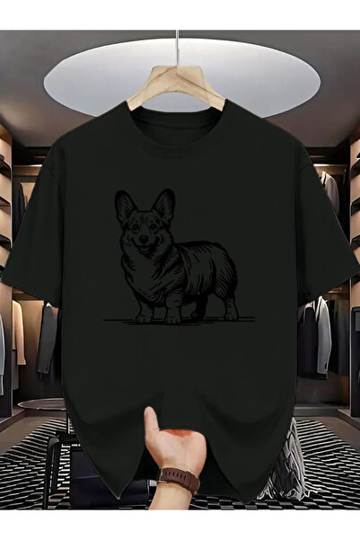 NOURAM تي شيرت رجالي مطبوع عليه Corgi Lover، تصميم جرافيكي لطيف وجذاب، مناسب ...
