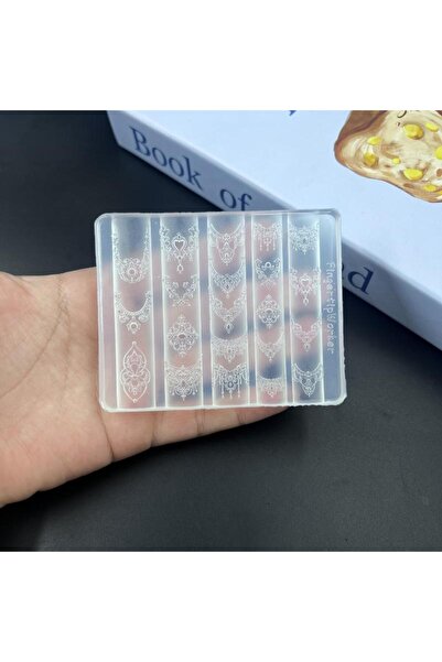 Choice4 A4 3D Silicone Nail Art Mold for DIY Manicure European Style Retro La...