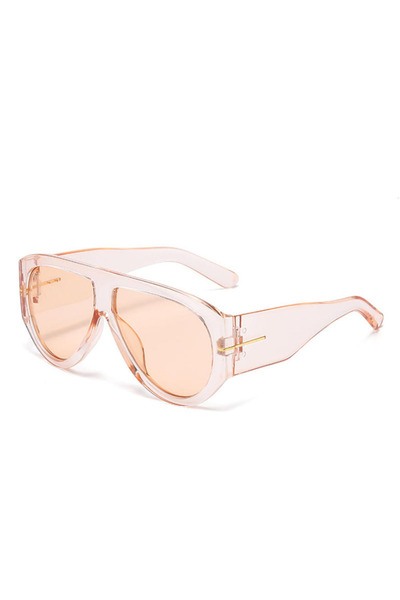 Choice10 9 Luxury Brand Retro Big Frame Oval Women Sunglasses Black Tea Color...