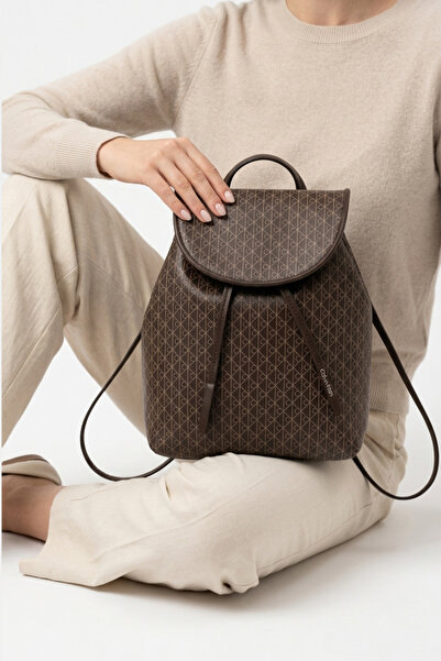 Calvin Klein Women's Emblem Aop Mini Backpack with Stylish Modern Design