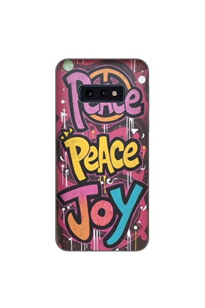 OEM Husa compatibila cu Samsung Galaxy S10e Silicon Gel Tpu Model Peace and J...