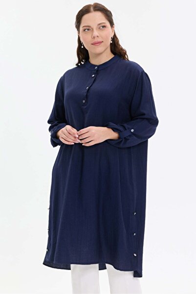 KADO OUTLET Hakim Collar Stripe Sleeve Shirt