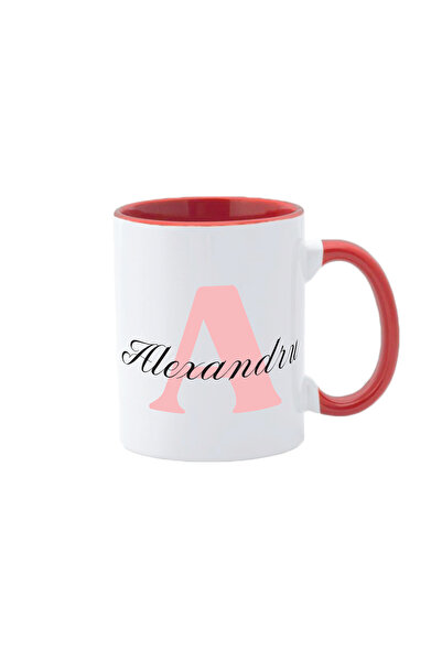 AFFIX THE DIFFERENT PERSPECTIVE Cana personalizata, alba cu interior si maner...