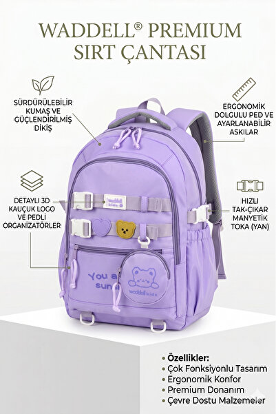 Royal Glow Waddell Imported Quality Luxury Τσάντα Δημοτικού και Γυμνασίου 269...
