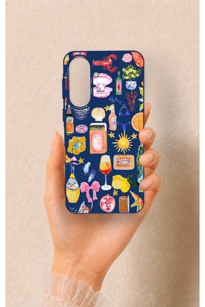 Vip Case Samsung A57 Uyumlu Summer Desenli Silikon Kılıf