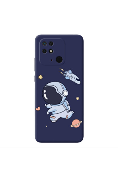 Other Xiaomi Redmi 10C Aduket Dark blue Colored Silicone TPU Θήκη