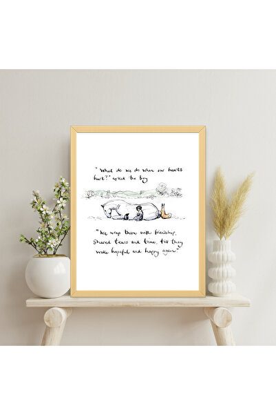 The Boy The Mole The Fox and The Horse Posteri – Dekoratif Çerçeveli Motivasyon Tablosu