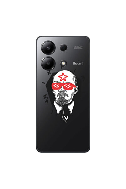 Other Xiaomi Redmi Note 13 4G Stars and glasses Transparent Silicone TPU Θήκη