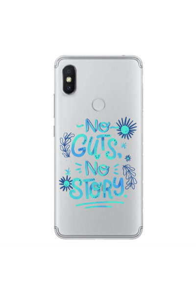 Other Xiaomi Redmi S2 No guts no story Transparent Silicone TPU Θήκη