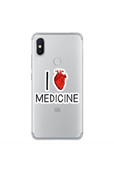 Other Xiaomi Redmi S2 I Love Medicin Transparent Silicone TPU Θήκη