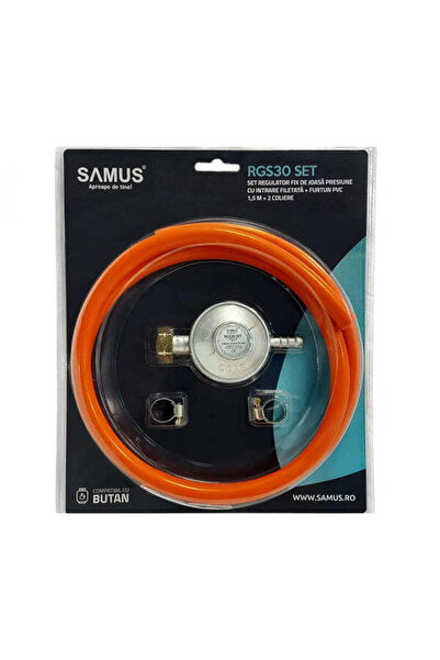 Samus Set regulator de gaz de joasă presiune RGS30 – 5 kg/h, 5 bari, capacita...