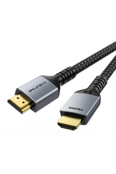 Cabletime καλώδιο HDMI 2.1 CT-HM8K, 8K/60Hz, 48Gbps, 28AWG, 1m, μαύρο
