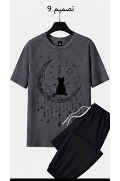 ZEMLİYA Sara Unisex Oversize Shorts Set Short Sleeve T-Shirt Comfortable Fit ...