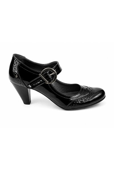 ARDENİM Black Patent Leather Mary Jane High Heels/Classic with Buckle (Choose...