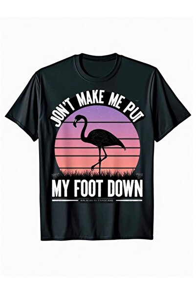 LİNA06 Men'S Funny "Don't Make Me Put My Foot In" Graphic T-Shirt | Heavyweig...