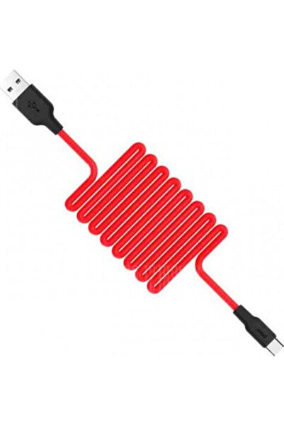 hoco. Hoco X21 1μ Πλεκτό Καλώδιο USB 2.0 σε micro USB Κόκκινο (HC-X21MR)
