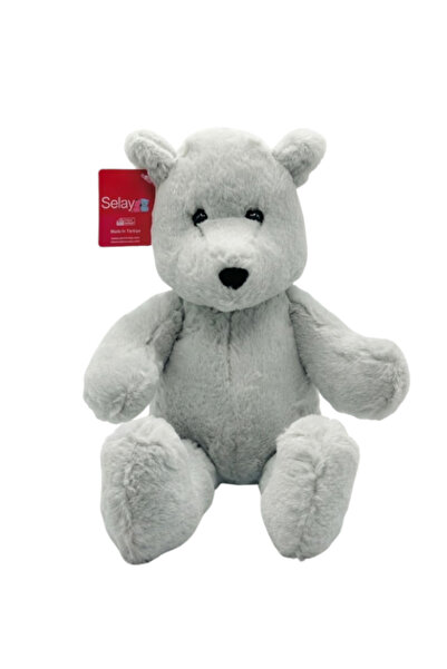 SELAY TOYS Plush Nordic Gray Teddy Bear 40 cm 1109
