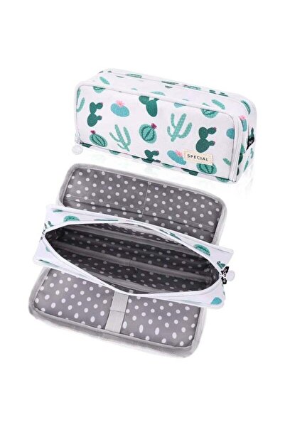 Arabest Large Pencil Case Big Capacity Pencil Pouch 3 Compartments Pen Bag Ca...