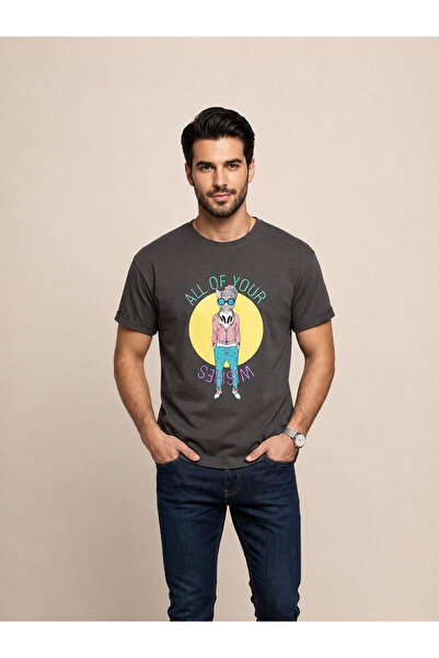 Vigoss Jeans Vigoss Printed Oversize Men's T-Shirt 62535-03370