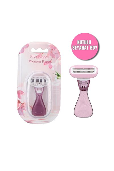 Dynamo Beauty Kadın 5 Bıçaklı Mini Tıraş Bıçağı- Kutulu, Seyahat Boy