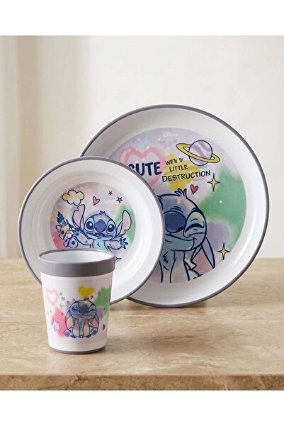 REDTAG Blue Stitch 3-Piece Breakfast Set