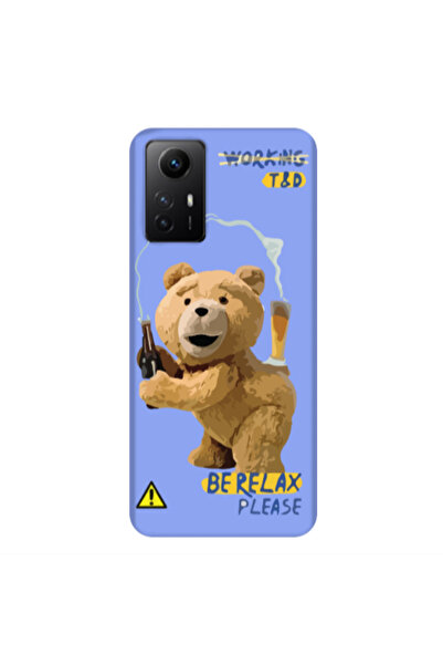 Other Xiaomi Redmi Note 12s Be Relax Light Purple Colored Silicone TPU Θήκη
