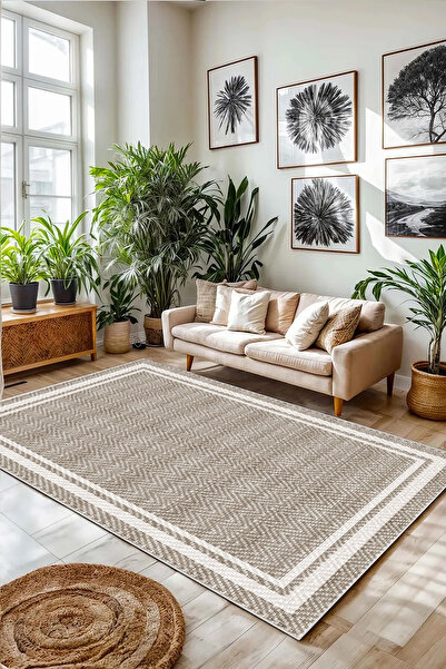 df home Salon Halısı Mutfak halısı Yolluk Geometrik İskandinav Eskitmeli Diji...