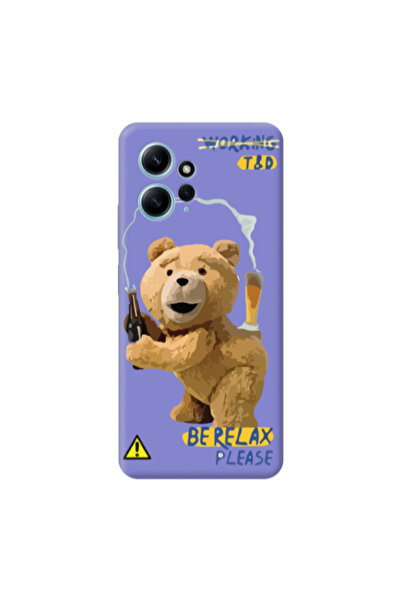 Other Xiaomi Redmi Note 12 4G Be Relax Purple Colored Silicone TPU Θήκη
