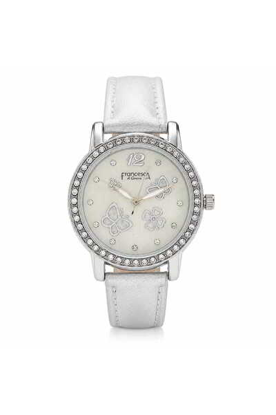 Watch Ceas pentru femei, Casual Francesca di Geneva, Argintiu, FF362