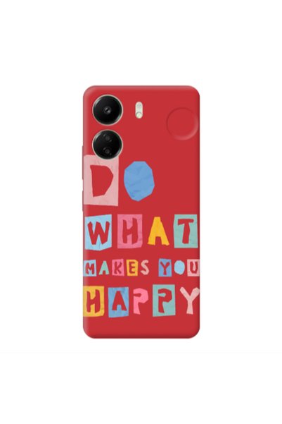 Other Xiaomi Redmi 13C Do What Makes Red Colored Silicone TPU Θήκη