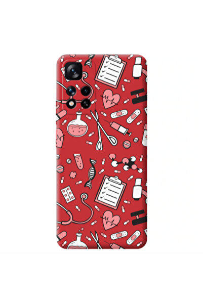 Other Xiaomi Redmi Note 11 Pro 5G Laboratory Red Colored Silicone TPU Θήκη