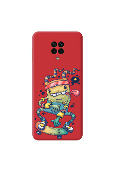 Other Xiaomi Redmi Note 9 Pro Dangerous task Red Colored Silicone TPU Θήκη