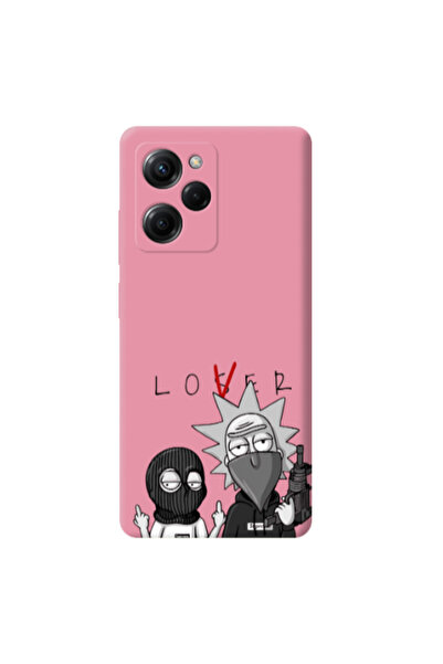 Other Xiaomi Poco X5 Pro Rick Loser Pink Colored Silicone TPU Θήκη