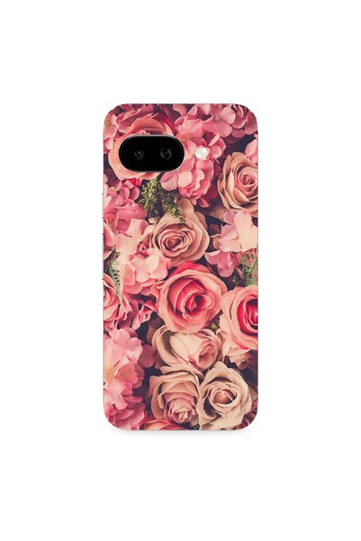 Other Google PIXEL 9A Bud Roses Transparent Silicone TPU Θήκη